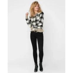 Women's Lou Check Long Sleeve Overshirt