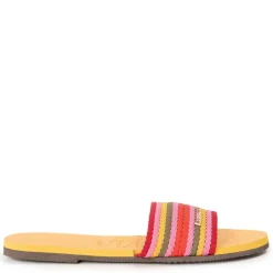 Women's Malta Mix Black Flip Flops