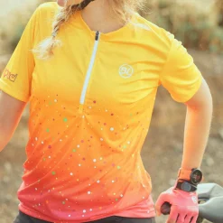 Women's Marostica Half Zip UPF 30+ Short Sleeve Cycling Jersey