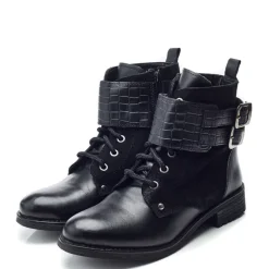 Women's Mauvaise Leather Block Heel Ankle Boots