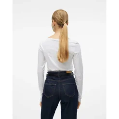 Women's Maxi U-Neck Long-Sleeve T-Shirt