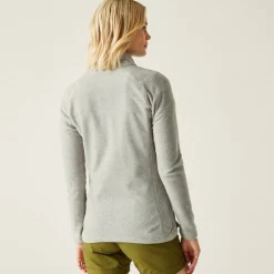 Womens Mayse Long Sleeve Marl Funnel Neck Full Zip Fleece