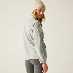 Womens Mayse Long Sleeve Marl Funnel Neck Full Zip Fleece
