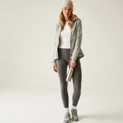 Womens Mayse Long Sleeve Marl Funnel Neck Full Zip Fleece
