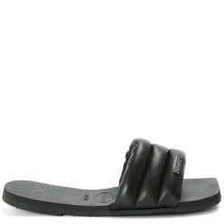 Women's Milan Black Flip Flops