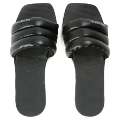 Women's Milan Black Flip Flops