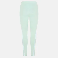 Womens Mint Green Leggings with Side Stripe Detail