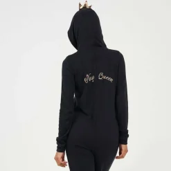 Womens Nap Queen Slim Fit Onesie with 3D Crown