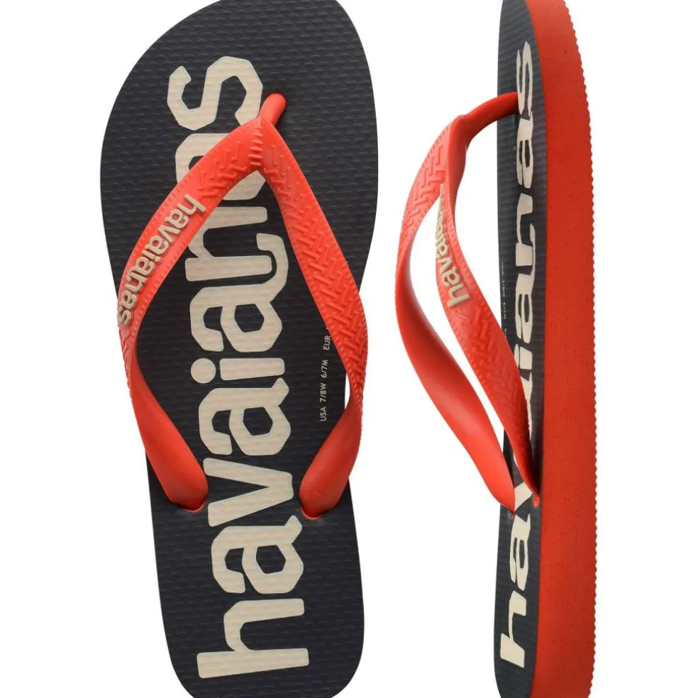 Women's Navy Blue Flip Flops