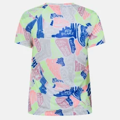 Women's NYC Print Short Sleeve Performance Running Top