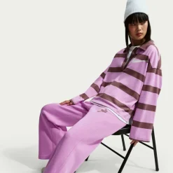 Women's Open Hem Fleece Jogging Bottoms