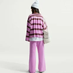 Women's Open Hem Fleece Jogging Bottoms