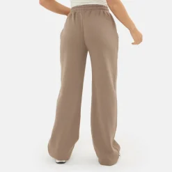 Womens Open Hem Jersey Jogging Bottoms
