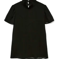 Women's Open Neck Long-Sleeve Blouse