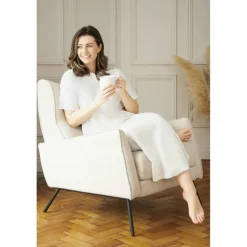 Womens Organic Cotton Short Sleeve Nightdress
