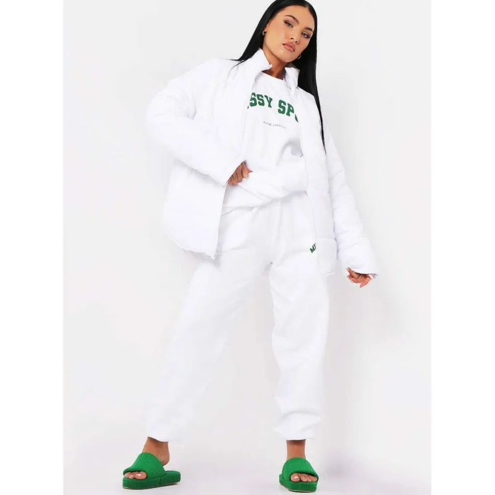 Women's Oversized Long Sleeve Medium Puffer Jacket