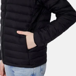 Women's Packable Water-Repellent Down Long Sleeve Short Puffer Jacket