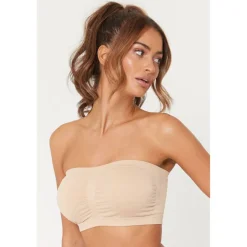 Women's 2 Pack Bandeau Non Wired Bra