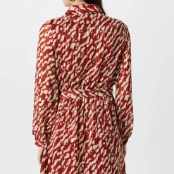 Women's Patterned Wrap Dress