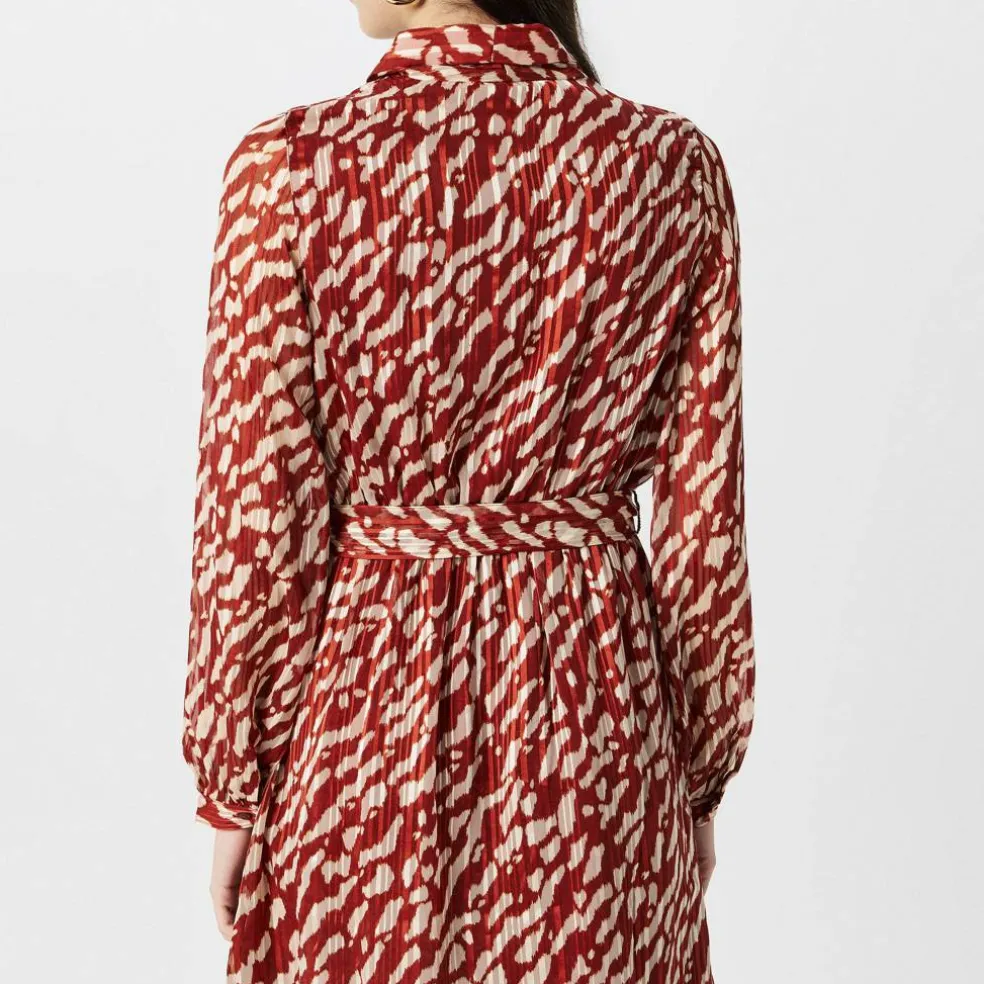 Women's Patterned Wrap Dress