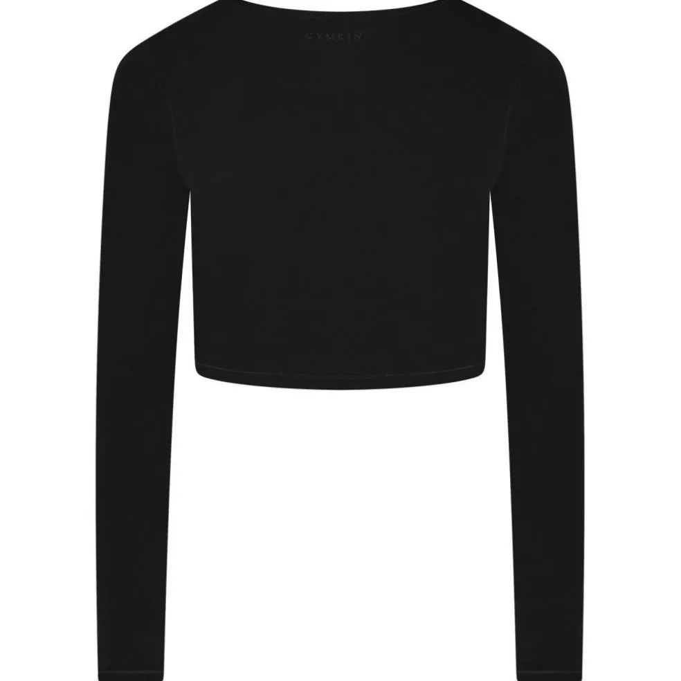 Womens Peach Luxe Long-Sleeve Performance Gym Top