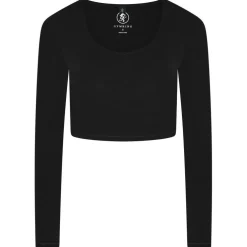 Womens Peach Luxe Long-Sleeve Performance Gym Top