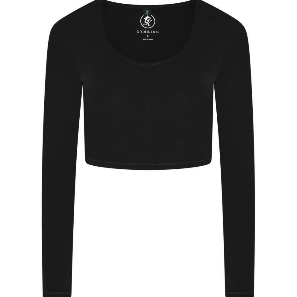 Womens Peach Luxe Long-Sleeve Performance Gym Top
