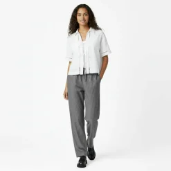 Women's Pinstripe Tailored Trousers
