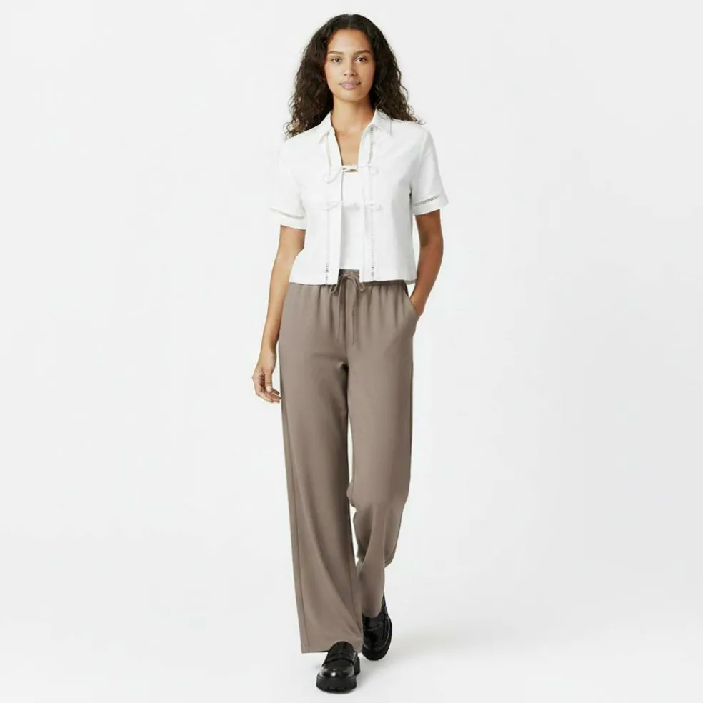 Women's Pinstripe Tailored Trousers