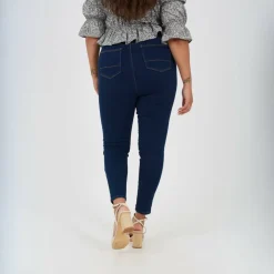 Womens Plus Size Mid Rise Skinny Jean
