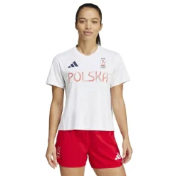 Women's Poland Short Sleeve Performance Gym Top