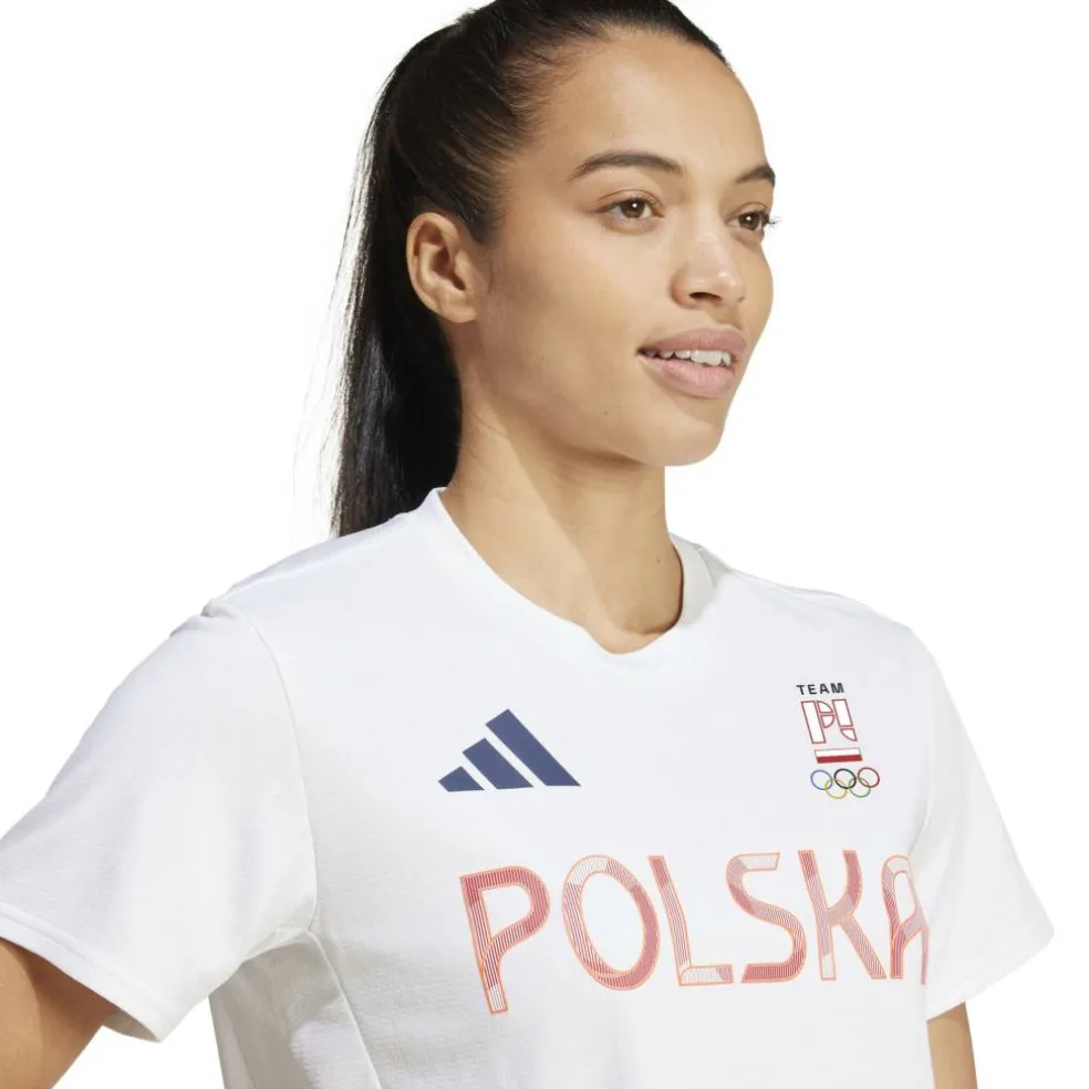 Women's Poland Short Sleeve Performance Gym Top