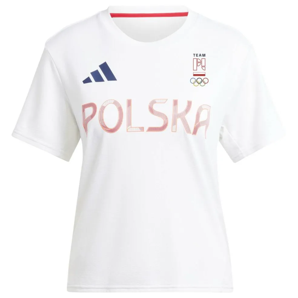Women's Poland Short Sleeve Performance Gym Top
