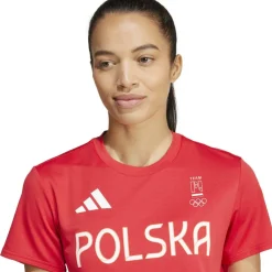 Women's Poland Short Sleeve Performance Gym Top