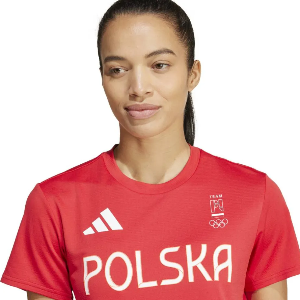 Women's Poland Short Sleeve Performance Gym Top