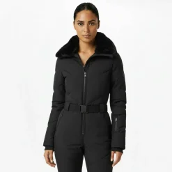 Women's Puffa Waterproof Windproof Hooded Ski Suit