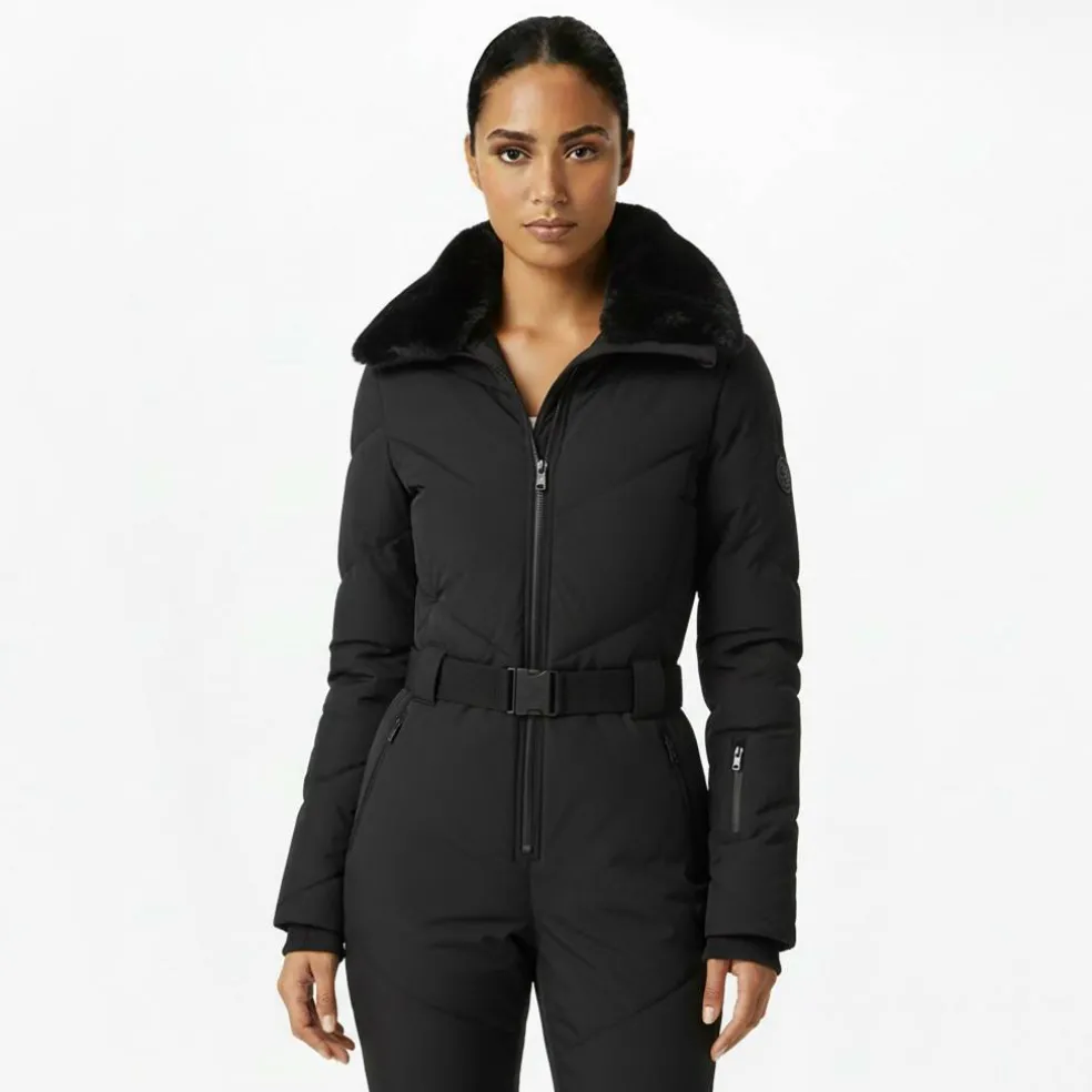 Women's Puffa Waterproof Windproof Hooded Ski Suit