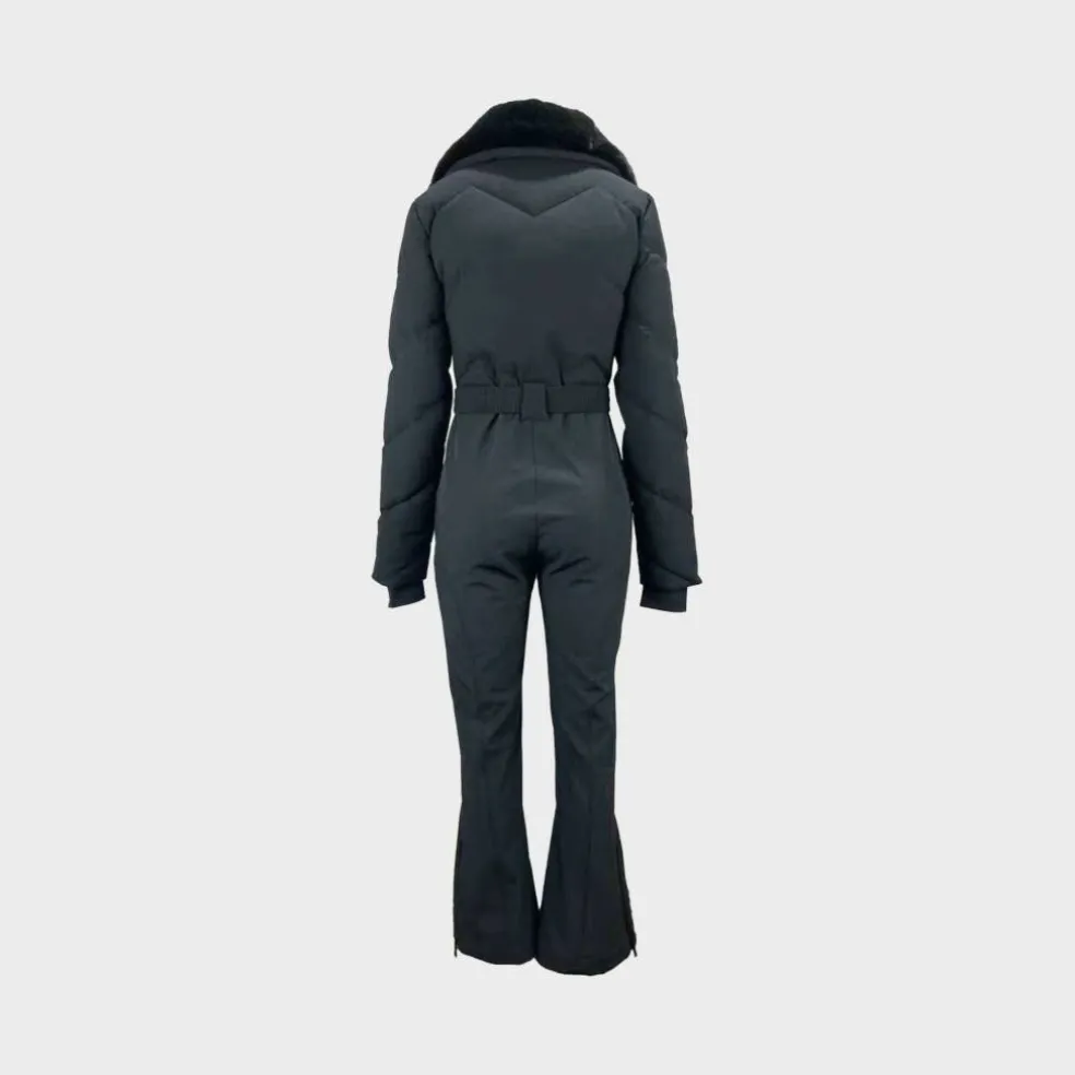 Women's Puffa Waterproof Windproof Hooded Ski Suit