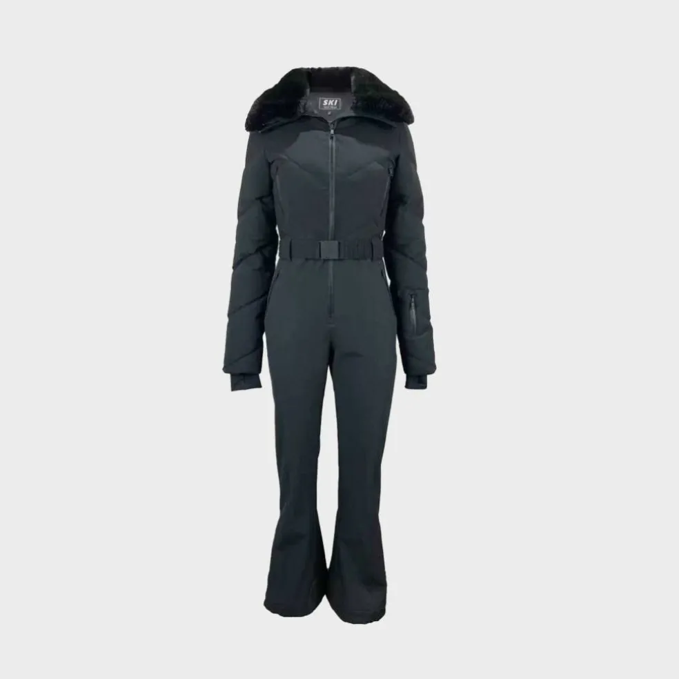 Women's Puffa Waterproof Windproof Hooded Ski Suit