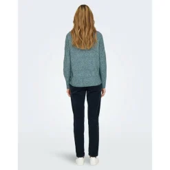 Women's Rica Long-Sleeve V-Neck Knitted Top