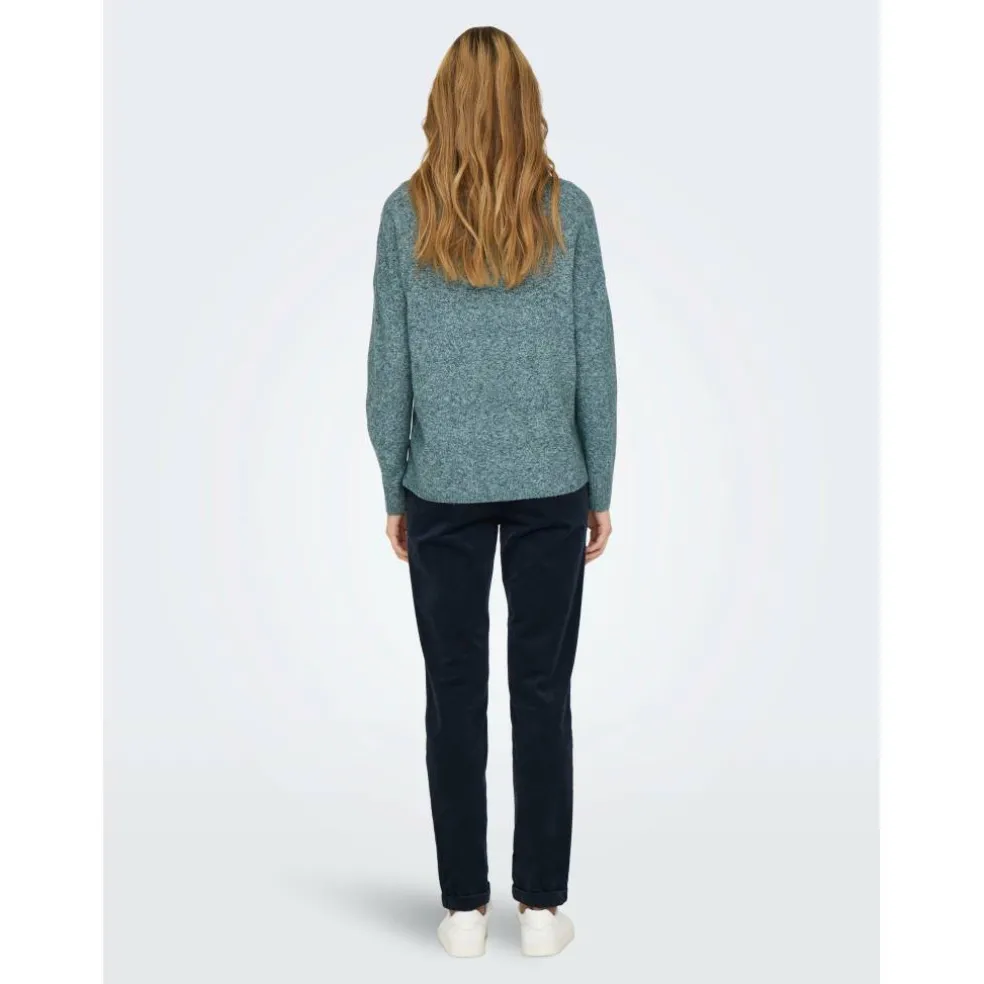 Women's Rica Long-Sleeve V-Neck Knitted Top