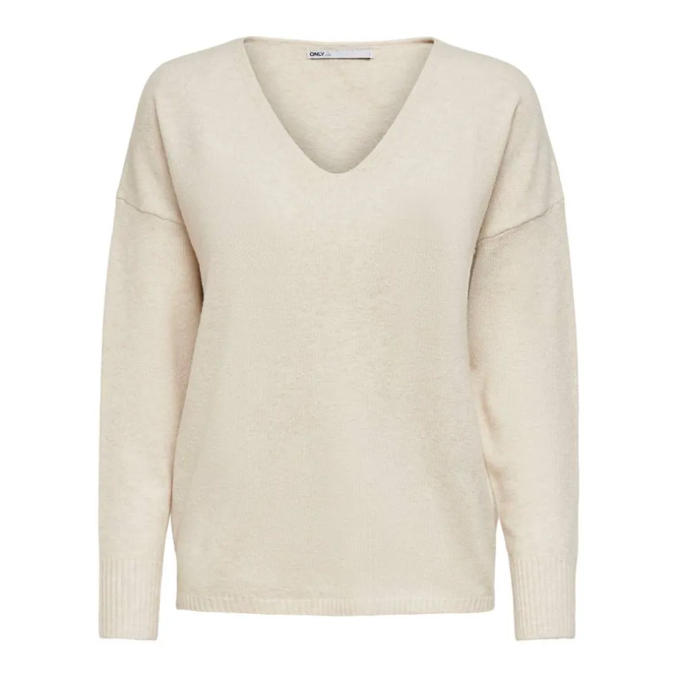 Women's Rica Long-Sleeve V-Neck Knitted Top
