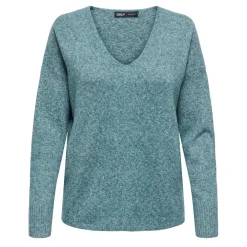 Women's Rica Long-Sleeve V-Neck Knitted Top