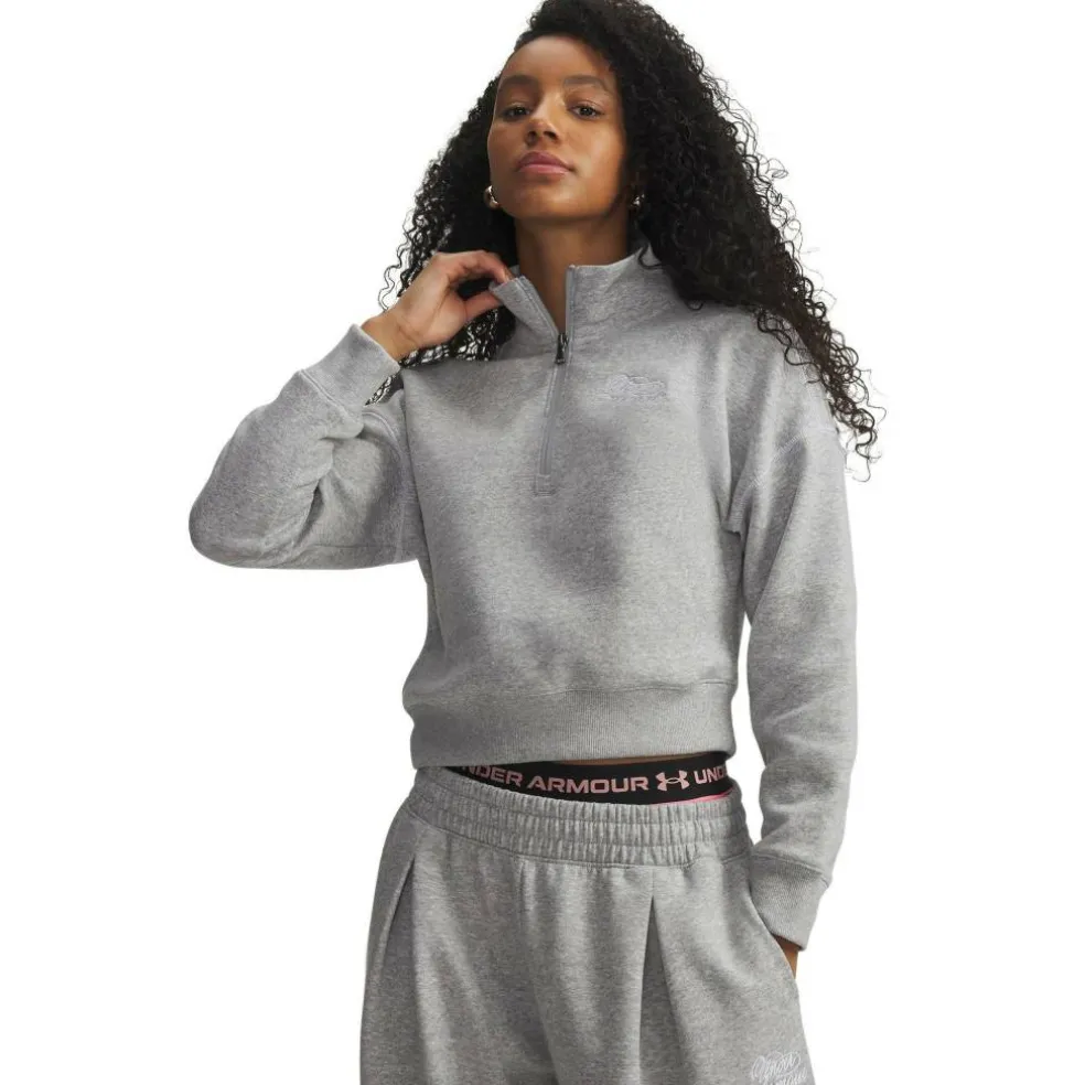 Womens Rival Fleece Script 1/2 Zip