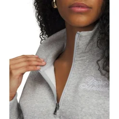 Womens Rival Fleece Script 1/2 Zip