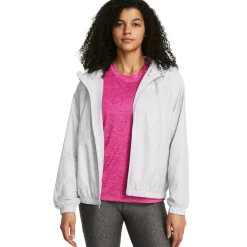 Women's Rival Sport Water Resistant Wind Resistant Long Sleeve Hooded Oversized Fit Windbreaker