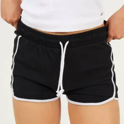 Womens Running Shorts with Contrast Binding