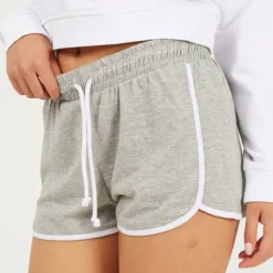 Womens Running Shorts with Contrast Binding