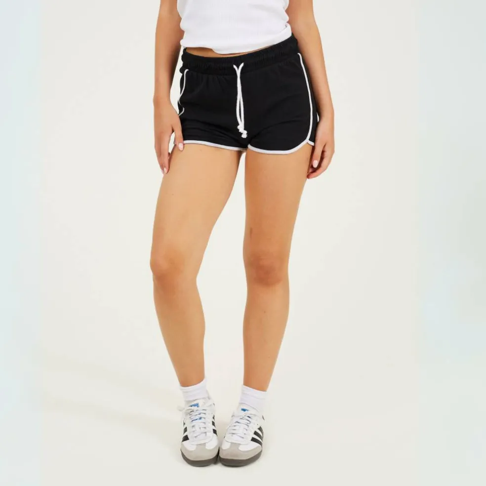Womens Running Shorts with Contrast Binding