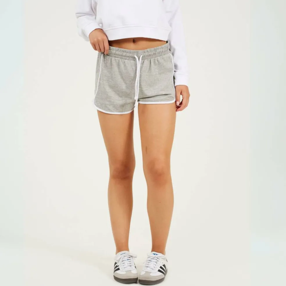 Womens Running Shorts with Contrast Binding